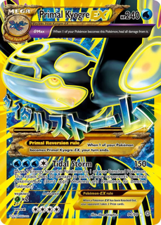 Primal Kyogre EX (Shiny Full Art) - XY - Ancient Origins (AOR)