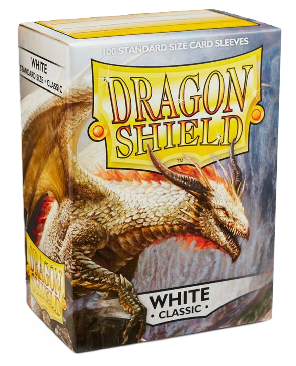 Dragon Shield Sleeves: White Classic (Box of 100)