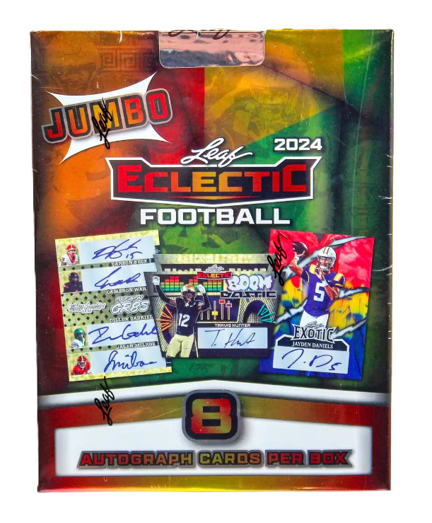 2024 Leaf Eclectic Football Jumbo Box