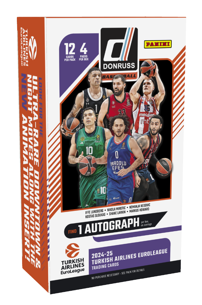 2024-25 Panini Donruss Turkish Airlines EuroLeague Basketball Hobby Box
