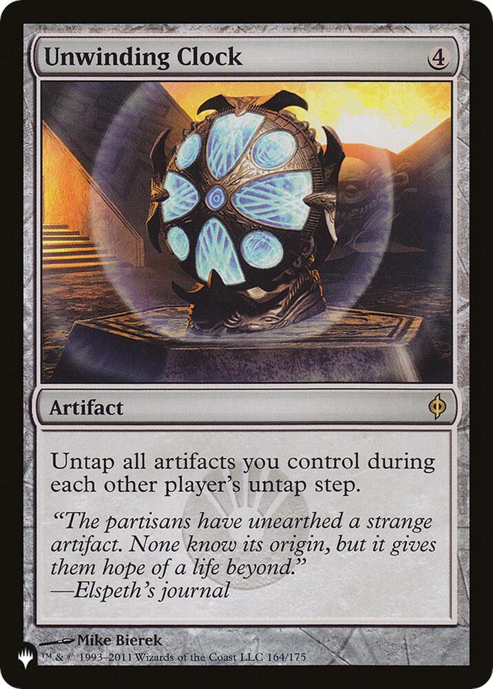 Unwinding Clock - The List Reprints (LIST)