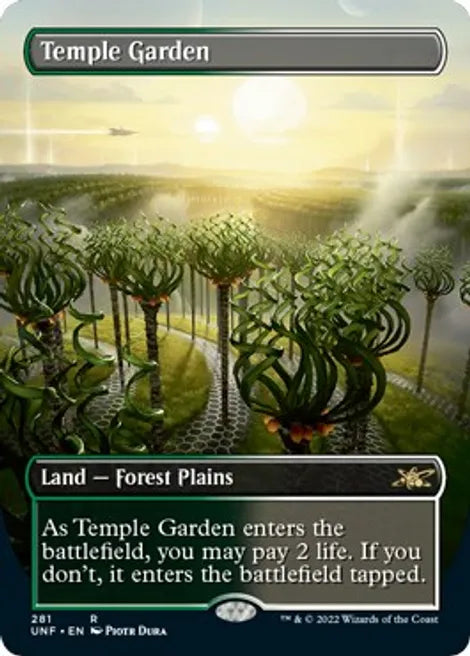 Temple Garden (Borderless) - Unfinity (UNF)