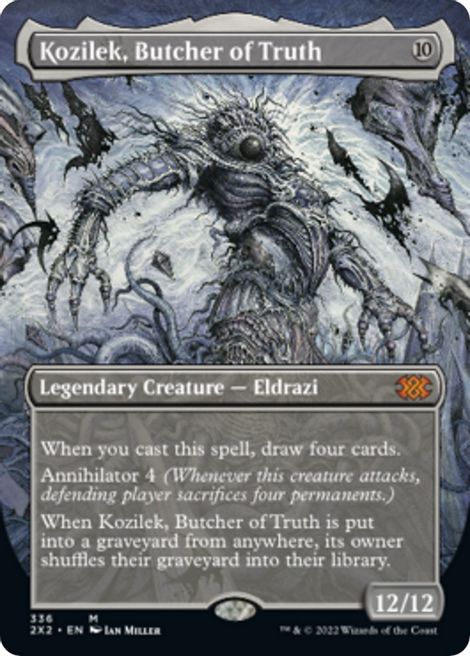 Kozilek, Butcher of Truth (Borderless) - Double Masters 2022 (2X2)