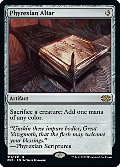 Phyrexian Altar- Double Masters 2022 (2X2) Near Mint