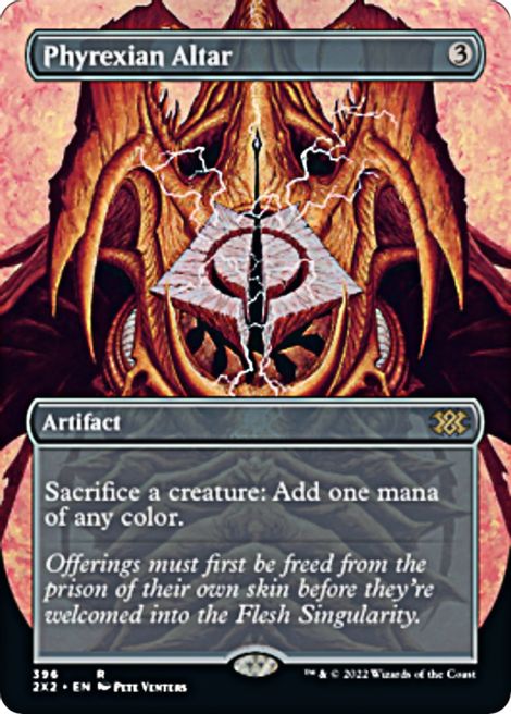 Phyrexian Altar (Borderless) - Double Masters 2022 (2X2)