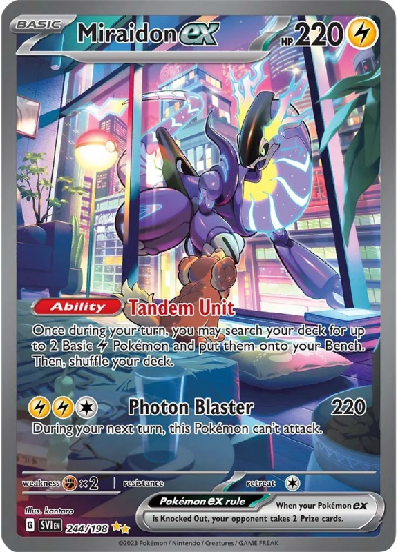 Miraidon ex - 244/198 - SV01: Scarlet & Violet Base Set (SV1)