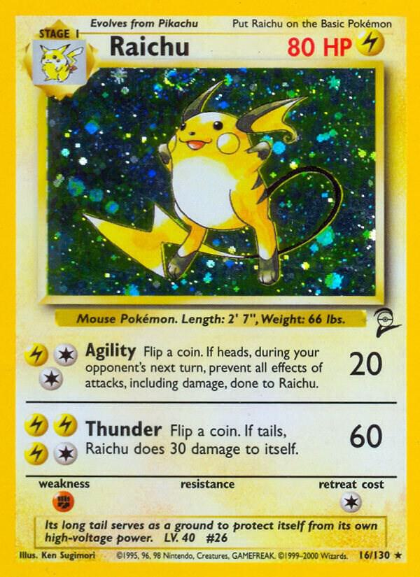 Raichu - Base Set 2 (BS2)