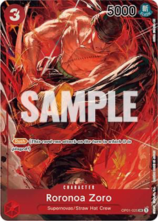 Roronoa Zoro (025) (Parallel) - Romance Dawn (OP01)