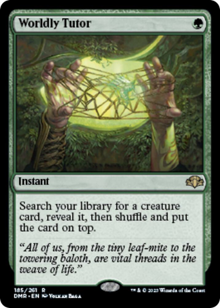 Worldly Tutor - Dominaria Remastered (DMR)