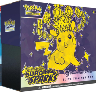 Surging Sparks Pokemon Center Elite Trainer Box (Exclusive) - SV08: Surging Sparks (SV08)