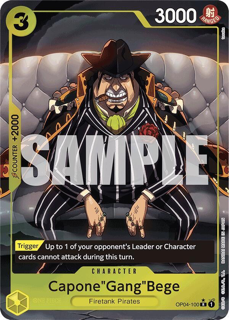 Capone"Gang"Bege (OP04-100) (Alternate Art) - Premium Booster -The Best- (PRB-01)