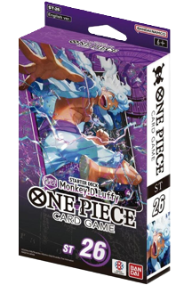 One Piece Starter Deck 26: PURPLE/BLACK Monkey.D.Luffy (ST-26)