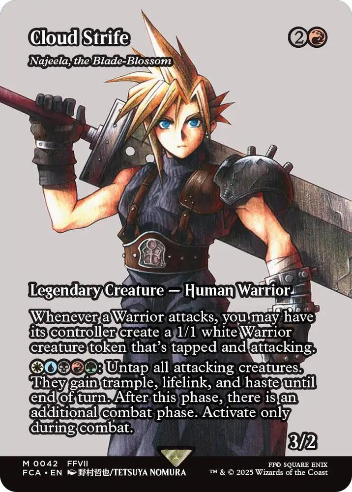 Cloud Strife - Najeela, the Blade-Blossom (Showcase) - Final Fantasy: Through the Ages (FCA)