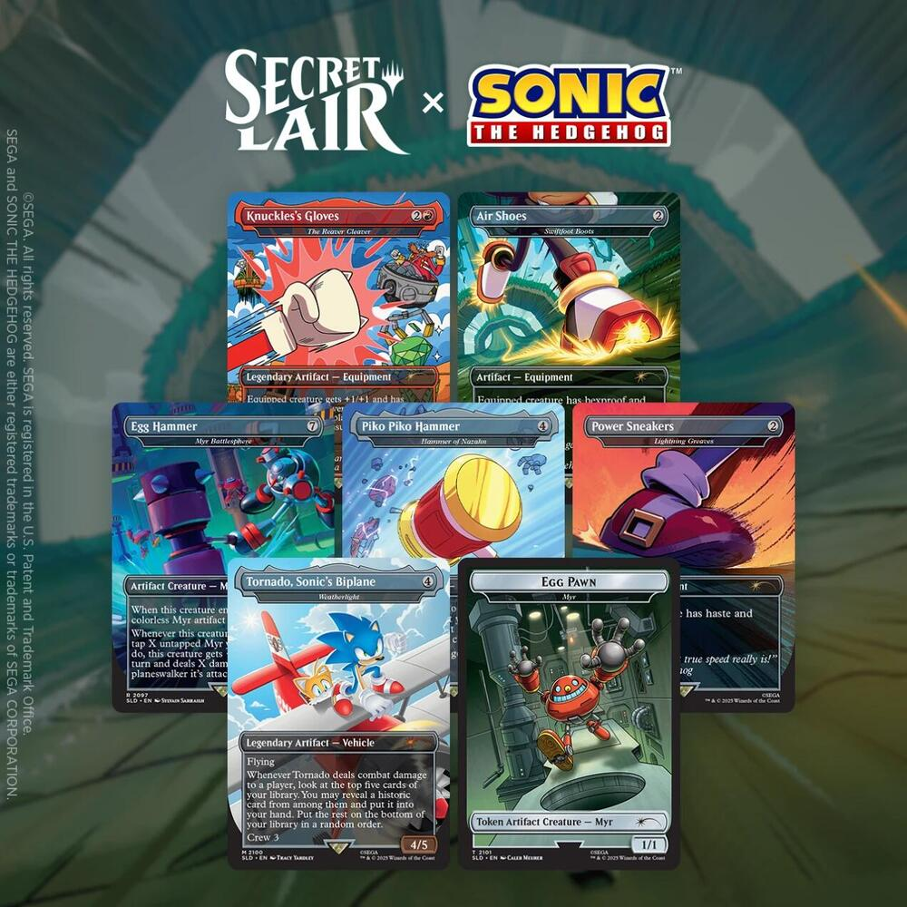 Secret Lair x Sonic the Hedgehog Superdrop: Turbo Gear (Non-Foil) - Secret Lair Drop Series (SLD)