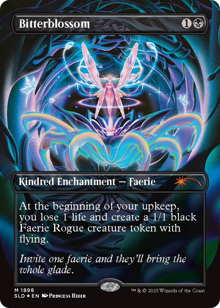 Bitterblossom (Double Rainbow Foil) - Secret Lair Drop Series (SLD)