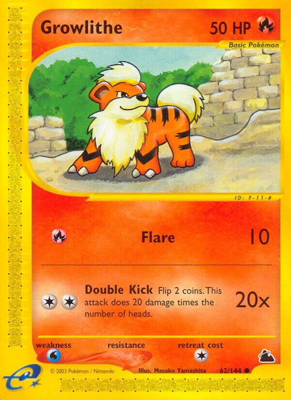 Growlithe - Skyridge (SK) Reverse Holo