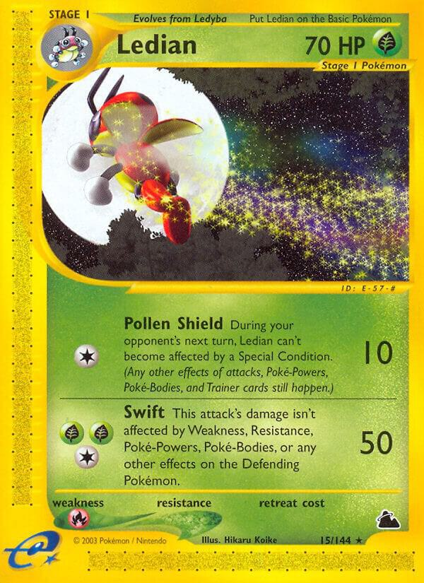 Ledian (15) - Skyridge (SK) Reverse Holo