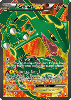 Rayquaza EX (123 Full Art) - Dragons Exalted (DRX)