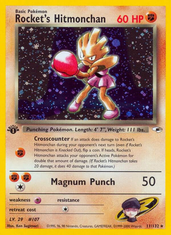 Rocket's Hitmonchan - Gym Heroes (G1)
