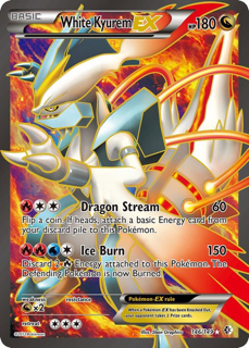 White Kyurem EX (146 Full Art) - Boundaries Crossed (BCR)