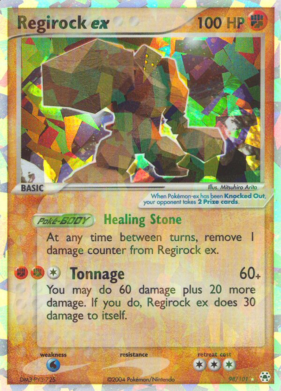 Regirock ex - Hidden Legends (HL)