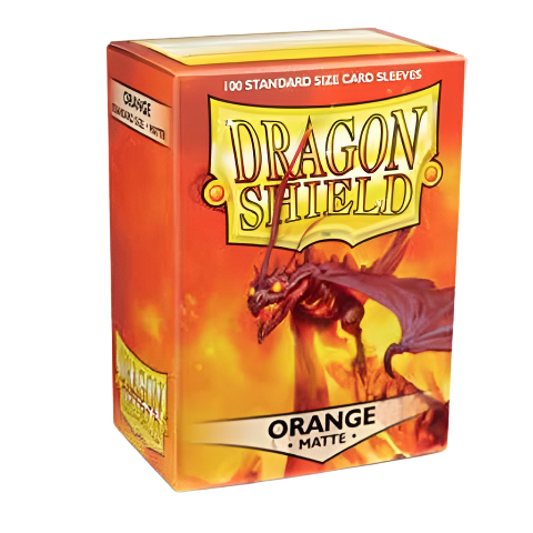 Pochettes Dragon Shield : Orange Mat (Boîte de 100)
