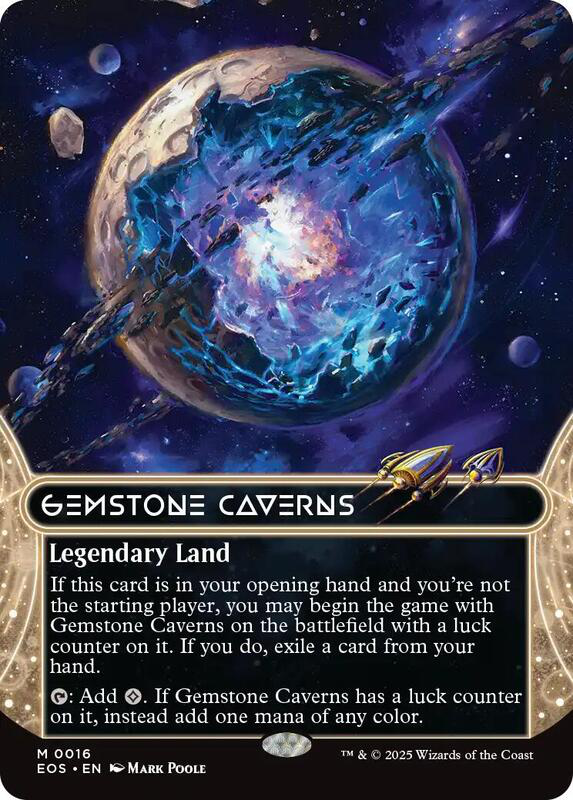 Gemstone Caverns (0016) (Borderless) - Edge of Eternities: Stellar Sights (EOS)