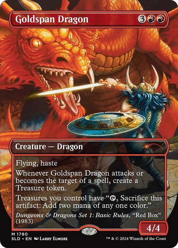 Goldspan Dragon - Secret Lair Drop Series (SLD)