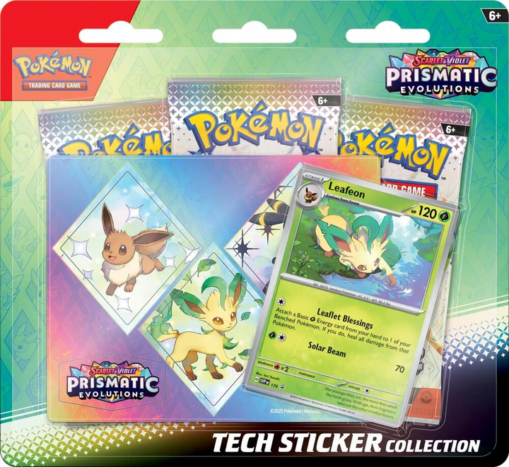 Scarlet & Violet - Prismatic Evolutions Tech Sticker Collection - Pokemon TCG