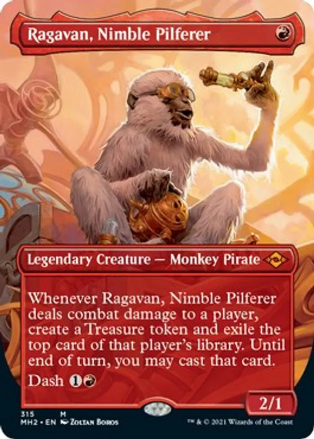 Ragavan, Nimble Pilferer (Borderless) - Modern Horizons 2 (MH2) (Condition: Near Mint)