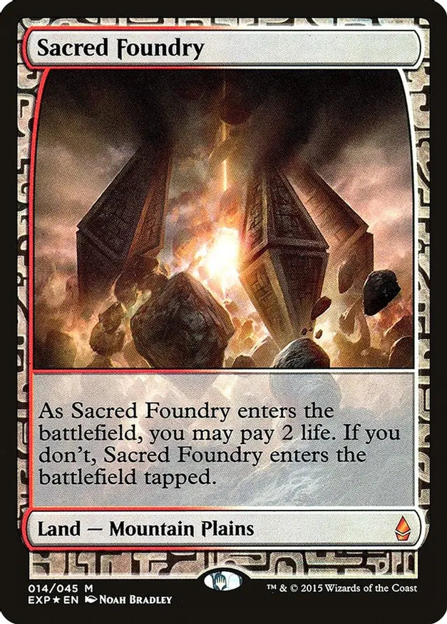 Sacred Foundry FOIL - Zendikar Expeditions (EXP)