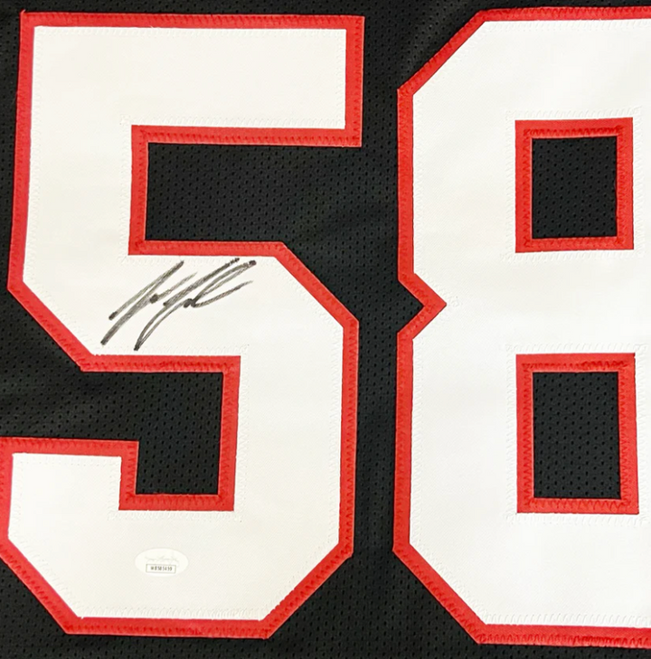 Jessie Tuggle Autographed Jersey JSA Authenticated