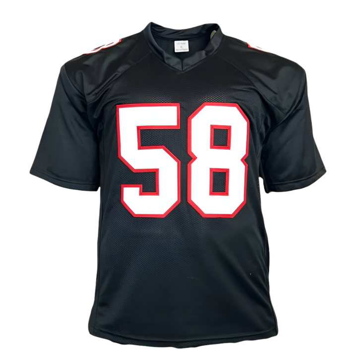 Jessie Tuggle Autographed Jersey JSA Authenticated