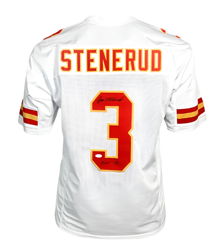 Jan Stenerud Autographed Jersey - JSA Authenticated