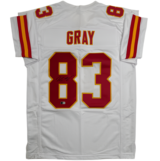 Noah Gray Autographed Signed Authenticated White Custom Jersey - Beckett Certified