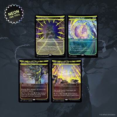 Secret Lair Drop: February Superdrop - Showcase: Neon Dynasty - Neon Ink Foil Edition - Secret Lair Drop Series