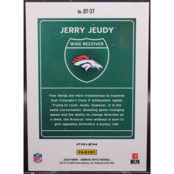 2020 Donruss Optic Football - Jerry Jeudy DT-37 - Downtown