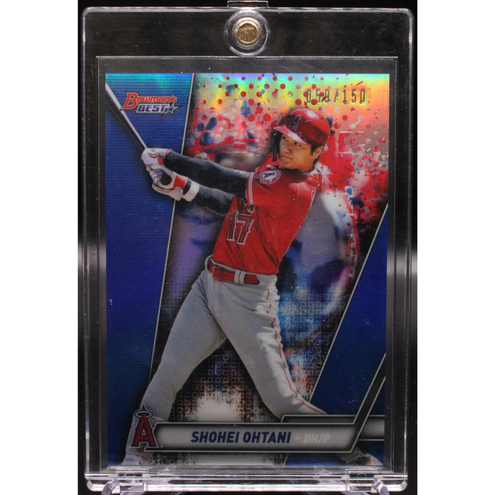 2019 Bowman's Best Baseball - Shohei Ohtani 33 - Blue /150