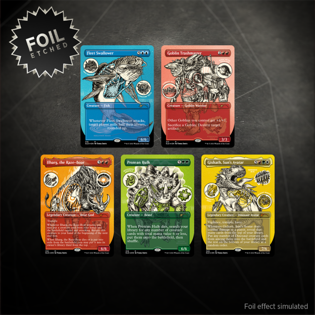 Secret Lair Drop: Showcase: Monster Anatomy 101 - Foil Etched Edition