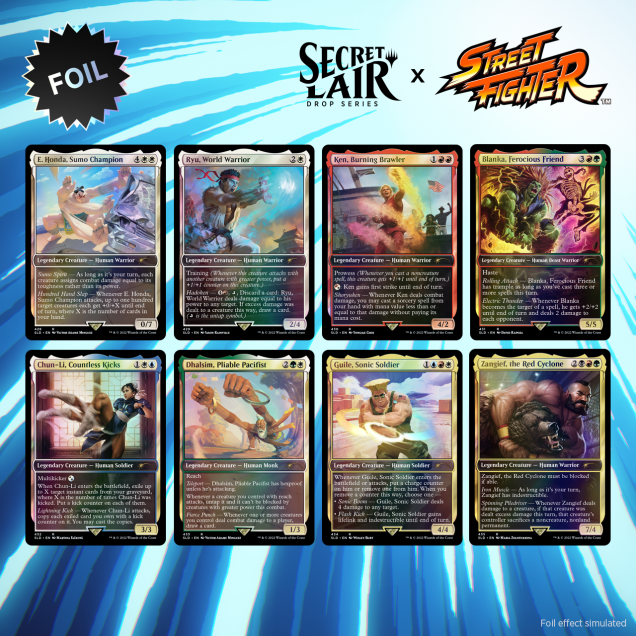 Secret Lair Drop: February Superdrop - Secret Lair x Street Fighter - Traditional Foil Edition