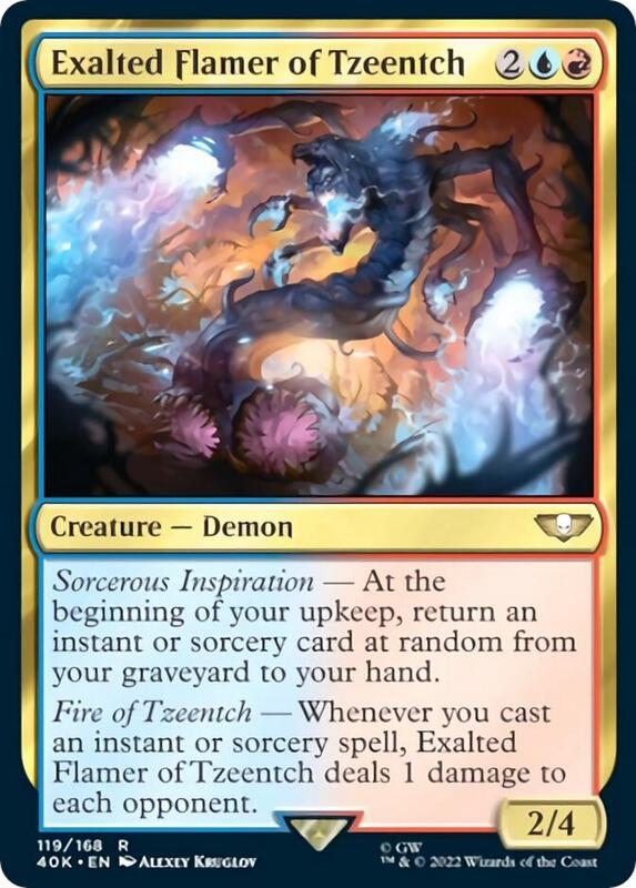 Exalted Flamer of Tzeentch - Universes Beyond: Warhammer 40,000 (40K)