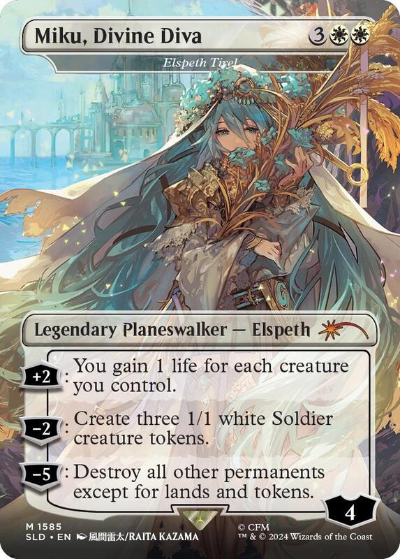 Miku, Divine Diva - Elspeth Tirel - Secret Lair Drop Series (SLD)
