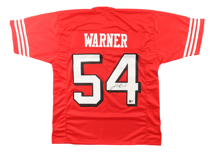 Fred Warner Autographed Signed San Francisco 49ers Jersey (Beckett)