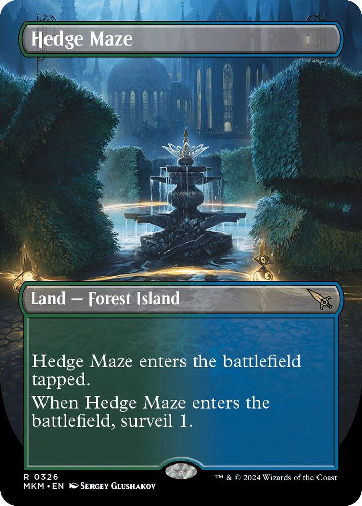 Hedge Maze (Borderless) - Murders at Karlov Manor (MKM)