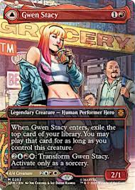Gwen Stacy (0202) (Borderless) - Marvel's Spider-Man (SPM)