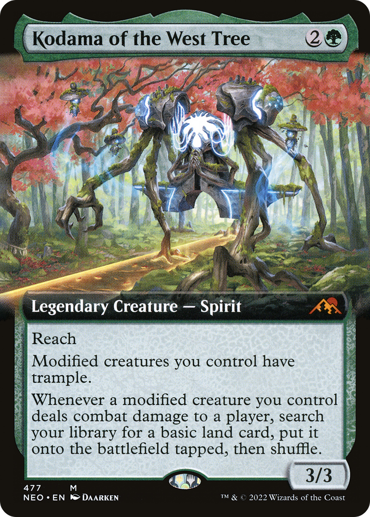 Kodama of the West Tree (Extended Art) - Kamigawa: Neon Dynasty (NEO)