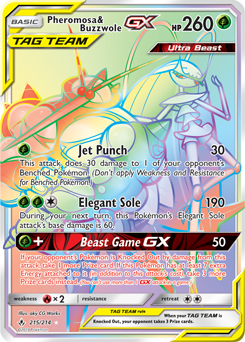 Pheromosa & Buzzwole GX (Secret) - SM - Unbroken Bonds (SM10)