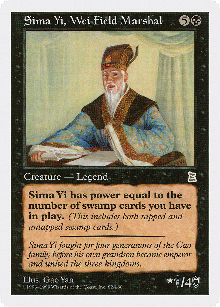 Sima Yi, Wei Field Marshal - Portal Three Kingdoms (PTK)