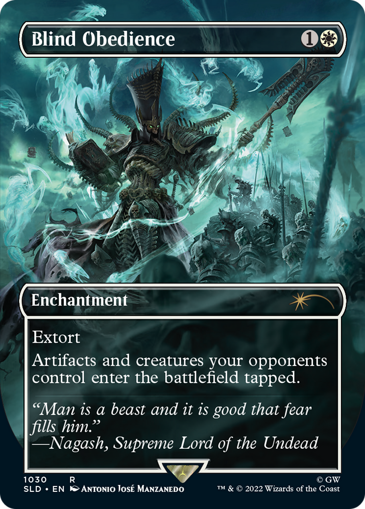 Blind Obedience (Borderless) - Secret Lair Drop Series (SLD)