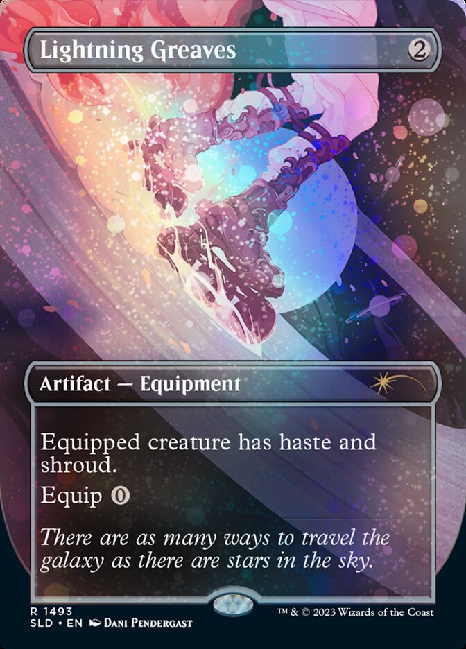 Lightning Greaves (1493) (Galaxy Foil) - Secret Lair Drop Series (SLD)